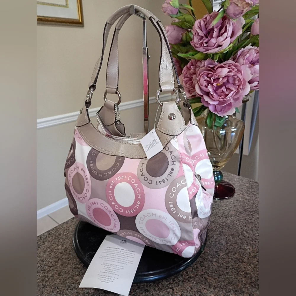 NWT Coach Soho Signature Scarf Print